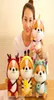 Squirrel Dinosaur Plush Doll Toy Whole Baby fyllda djurdockor barn mjuk kawaii rosa kudde anime julklappar2351816