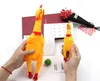 Pets Dog Toys Screaming Chicken Squeeze Sound Toy for Dogs Super Durable Funny Squeaky Yellow Rubber Chicken Dog Chew Toy P1209