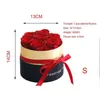 Rose éternelle chaude dans une boîte de vraies fleurs de roses préservées avec coffret cadeaux romantiques pour la Saint-Valentin, le meilleur cadeau pour la fête des mères FY4613 tt1209