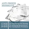 Membrane antigel amincissante sculptante pour le corps 110G 30G Membranes antigel antigel pour la congélation des graisses