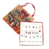 クリスマスデコレーションカレンダー2022ガールズジュエリーネックレスイヤリングdiyペンダントドロップ装飾品