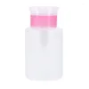 Storage Bottles 150ml Empty Plastic Nail Polish Remover Alcohol Liquid Press Pumping Dispenser Bottle Art UV Gel Cleaner Tools