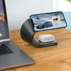 4 in 1 Wireless charger Magnetic Phone Holder fast charging Dock Station Desktop QI with LED lamp for iPhone For iwatch Chargers