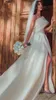 Seksowne sukienki ślubne plus size plażka bohemian linia jedno ramię Współzałożone wysokie boczne dzielone ogrodowe pociąg ślubny suknie ślubne vestidos de novia niestandardowe wykonane