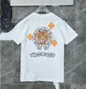 Klassiker herrar t shirts hjärta hög kvalitet märke besättning halskromer korta ärmar toppar tees ch t-shirts tröja casual hästsko sanskrit cross tryck t-shirts1ls3