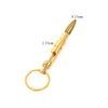 Portable Bullet bierflesopener Keychain Metal Keychains hanger bar keukengereedschappen sleutelen