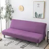 Stol täcker Universal Force Sofa Cover All-Inclusive Solid Color Folding Bed Full Handduk