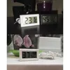 Mini-Digital-Feuchtigkeitsmesser, Thermometer, Hygrometer, Sensoranzeige, LCD-Temperatur, Kühlschrank, Aquarium, Überwachungsanzeige für den Innenbereich