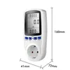 220V AC EU Digitale LCD -vermogensmeter Wattmeter Socket Wattage KWH Energy Fr UK UK AU BR MESING Outlet Analyzer Meas