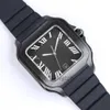 U1 TOP AAA Automatisk mekanisk Santo Watch 35mm/39mm Square Dial Rostfritt stålklockor Läderrem utsökt med automatisk kalenderdesigner armbandsur