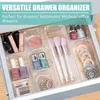 Boîtes de rangement 24 PCS Salle de bain Boîte combinée Boîte de bureau Drawer Organisateur Organisateur Cosmetics Bar Panier de barre