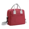 Dinnerware Sets Woman For Work Insulated With Should Strap Handle Storage Lunch Bag Student Thermal Box Fridge