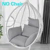 Chair Covers Hanging Basket Seat Cushion Hammock Swinging Garden Outdoor Soft Thicken Pad With Pillow