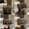 New Evening Bags Shoulder Classic Vintage Women Handbag Leather Luxur Designer Brand Alphabet Tassel Decoration Crossbod Female Clutch