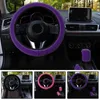 Steering Wheel Covers Decoration Cover Handbrake &Gear Knob Accessories Car Kit Velveteen Winter