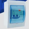 Hooks P82D 2-3/3-4 Ways Plastic Distribution Box Transparent Lid Power For Protection Mini Circuit Breaker