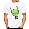 Men's T Shirts Cartoon Invader White Men T-Shirt Short Sleeve O-Neck Summer Graphic Tops Tees Camiseta Hombre Accept Customized Clothing