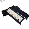 Jewelry Pouches Loose Diamond Display Super Pu Leather Gem Stone Storage Case Box With Magnetic Gemstone Beads Holder Organizer