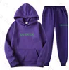 Kvinnors designerspårar Hoodies byxor Set Hooded Mens Sweatsuit Overdimensionerade svarta varumärken 2 stycken Set Autumn Winter Male Female Hoodie tröja Sportuit S-3XL