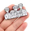 Broszki Ouran High School Club Enamel Pin Anime Pins Dift Manga Teksicka Bachy na broszce plecakowej do ubrania