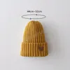 Mode Winter Autumn Baby Cap Hat Boy Girl Wool Sticked Beanie Skull Bonnet Söt björn broderi Soft Warm Cap Party Gift