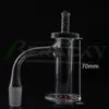 Beracky Smoking Full Weld Afgeschuinde Rand Quartz Blender Banger Met Quartz UFO Cap Ruby Terp Pearls 20mmOD Naadloos Gelaste Heady Nails Voor Glazen Water Bongs Dab Oil Rigs