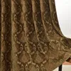 Curtain Jacquard Blackout Chenille Fabric Living Room Balcony Wholesale Curtains For Dining Bedroom