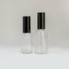 10ml 15ml 30ml 50ml 100ml黒いミストスプレー補充可能エッセンシャルオイル香水ミストアロマセラピー付き透明なガラススプレーボトル