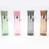 Cool Colorful Sparkle LED Lamp Pipes Dry Herb Tobacco Filter Hookah Shisha Smoking Waterpipe Cars Vehicle Portable Hand Innovative Cigarette Bong Holder DHL