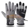 ST877 Winter warme Touchscreen-Motorradhandschuhe für Ski, wasserdicht, Radfahren, flauschig, warme Handschuhe, kaltes Wetter, winddichte Motos-Handschuhe