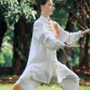 Vêtements ethniques Mode Tai Chi Uniforme Femmes Hommes Arts Martiaux Chinois Traditionnel Folk Costume Matin Sports Wushu Costume TA2307