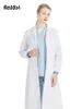 Female Doctors Uniform White Lab Coat Nurse Costume for Women Beautician Work Clothes Slim Medical Clothing Veterinary Overalls9468356