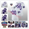 Adrian Martinez Duke Shelley Kansas State Wildcats Camisa de futebol personalizada Jordy Nelson Collin Klein Phillip Brooks Malik Knowles Kade Warner Avery Johnson Camisas