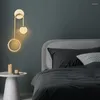 Wandlampen glaslamp lees antieke houten poelie moderne afwerkingen badkamer licht retro kristallen sconce verlichting