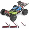 Electric/Rc Car Wltoys 144001 114 2.4G 4Wd High Speed Racing Rc Vehicle Models 60Km/H Two Battery 7.4V 2600Mah Remote Control Model Dhizk