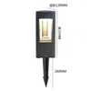 Vattent￤t LED Garden Lawn Lamp Modern Aluminium Pathway Pelar Light Outdoor Courtyard Villa Patio Stand Bollards