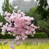 人工桜の花の花飾り白いピンクの赤い赤い紫色の結婚式DIY装飾のために1 m/PCS NEW FY3850