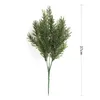 Decorative Flowers Artificial Plants Pine Needles Plastic Green Christmas Wedding Decoration Vase Plant Pot Home