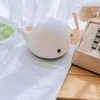 Night Lights Baby Room LED Whale Cartoon Light For Children Cute Portable Silicone Lamp Eye Protection Bedroom Decor Lampa