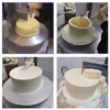 Macchina per lisciare la torta di compleanno da cucina semiautomatica Macchina per riempire strati di crema per intonacare la torta nuovo