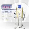 M22 2 in 1 IPL epilasyon makinesi Süper Foton Lazer Opt Kaldır Scars Acne Cihaz Güzellik Salon Ekipmanları