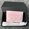 Designer con portafogli in scatola Tho Key Borse Classic Caviar Lambskin Passport Holder Women Fashi