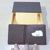 Pocket Organizer Ny berömd modedesigner Kreditkortshållare Högkvalitativ klassisk handväska vikta anteckningar och kvitton Bag plånbok PU301J