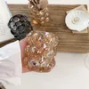 Bouteilles de stockage Europe métal maquillage brosse Tube crayon organisateur support en cristal boîte à bijoux seau cosmétique Ins Vase bougie tasse
