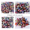 Navel Bell Button Rings 100Pcs/Lot Body Jewelry Piercing Eyebrow Belly Tongue Lip Bar Mixed Color Drop Delivery Dhaxm