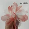 Dekorativa blommor Organza Simulerade Flower 3D spetshuvud Hem Bakgrund V￤ggkl￤der Skor Hattar Kl￤nning Dekoration Kakan Tillbeh￶r Chiffon