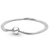 Snake Bone Chain Charmarmbanden DIY Fit Pandora Bracelet European American Popular Sieraden