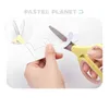 Kokuyo Planet Planet Kids Scissor Pink Blue Color Scale A￧o Seguro seguro Home Arte Diy Hand Craft School A7273