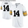 NCAA Iowa Hawkeyes College Football 14 Desmond King Jersey 23 Shonn Greene 4 Nate Stanley 38 TJ Hockenson 87 Noah Fant 16 CJ Beathard 12 Ricky Stanzy Sewing