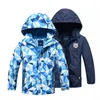 Coat Kids Clothes Children Outerwear Warm Polar Fleece Hooded Waterproof Windproof Baby Boys Jackets For 312Y Autumn Winter Lj201128 Dhvjg